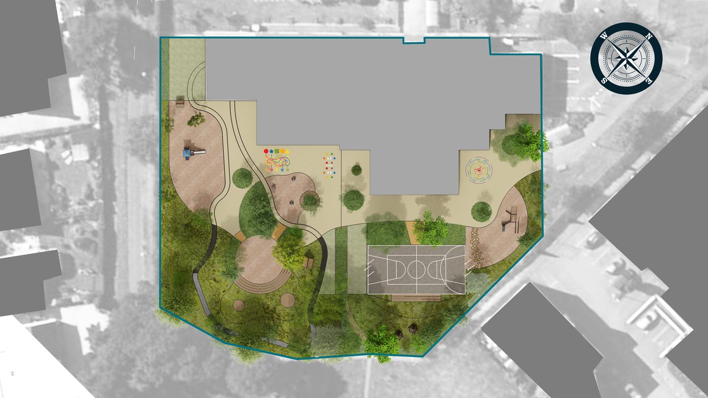 Vannes — Oasis de nature — École Beaupré Lalande