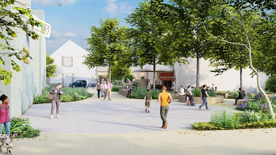 Grand Champ, Aménagement du centre bourg : vue 6