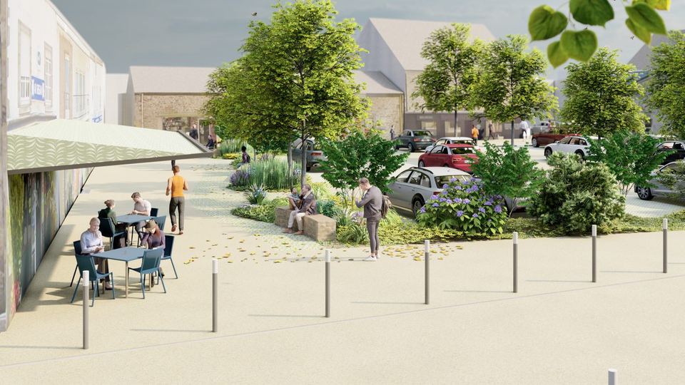 Grand Champ, Aménagement du centre bourg : vue 7