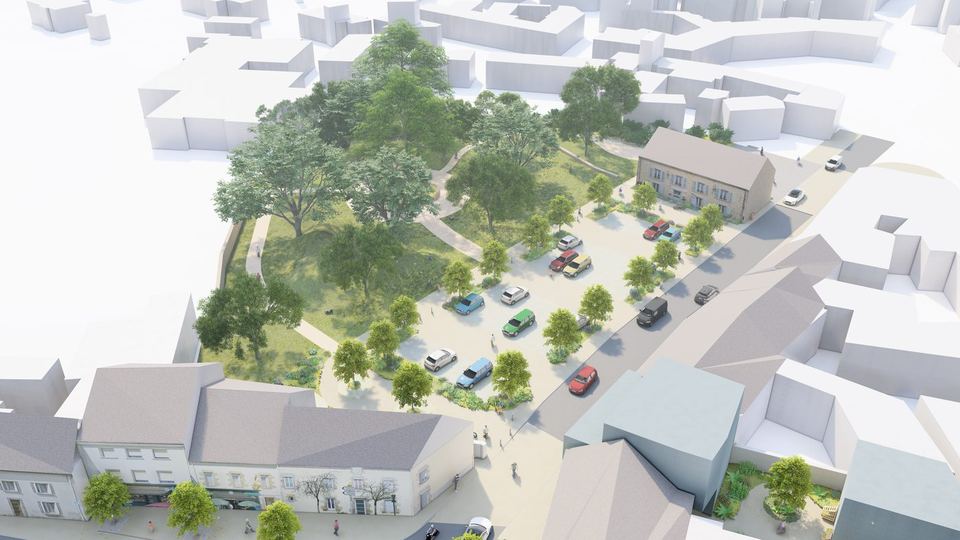 Grand Champ, Aménagement du centre bourg : vue 10