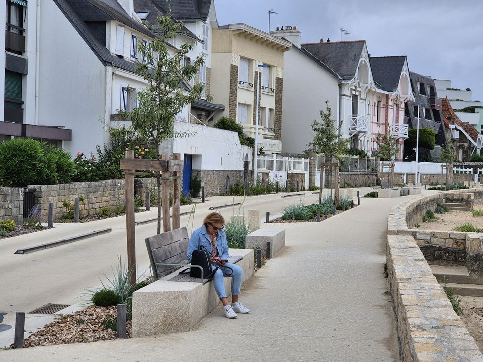 Larmor-Plage, Aménagement de bord de mer : vue 3