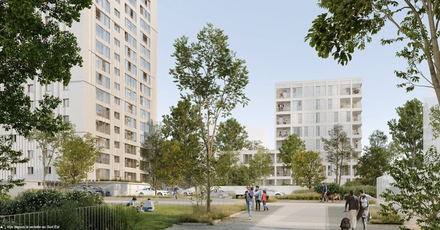Lorient, Quartier du Bois du Château (Lauréat du concours) : vue 2