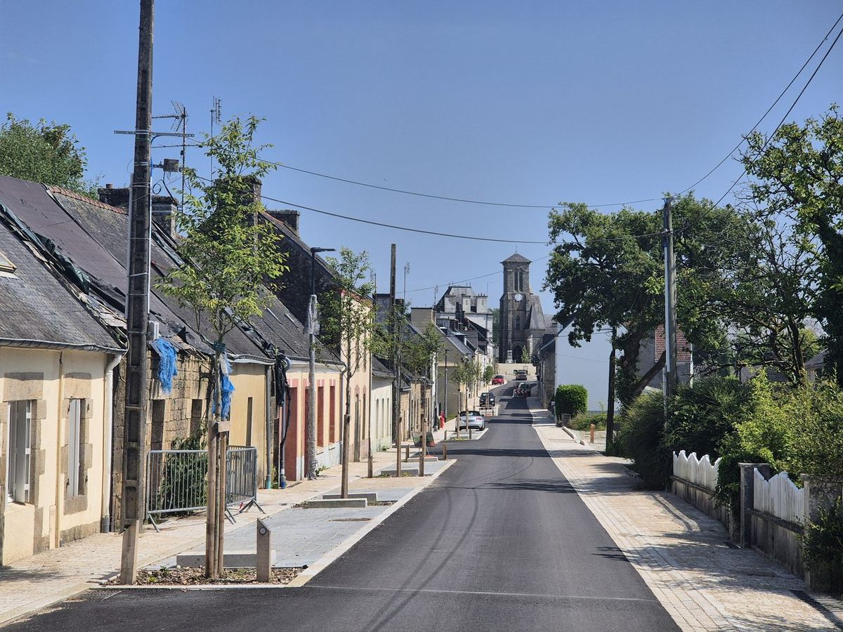Priziac, Aménagement du centre bourg et des entrées : vue 1