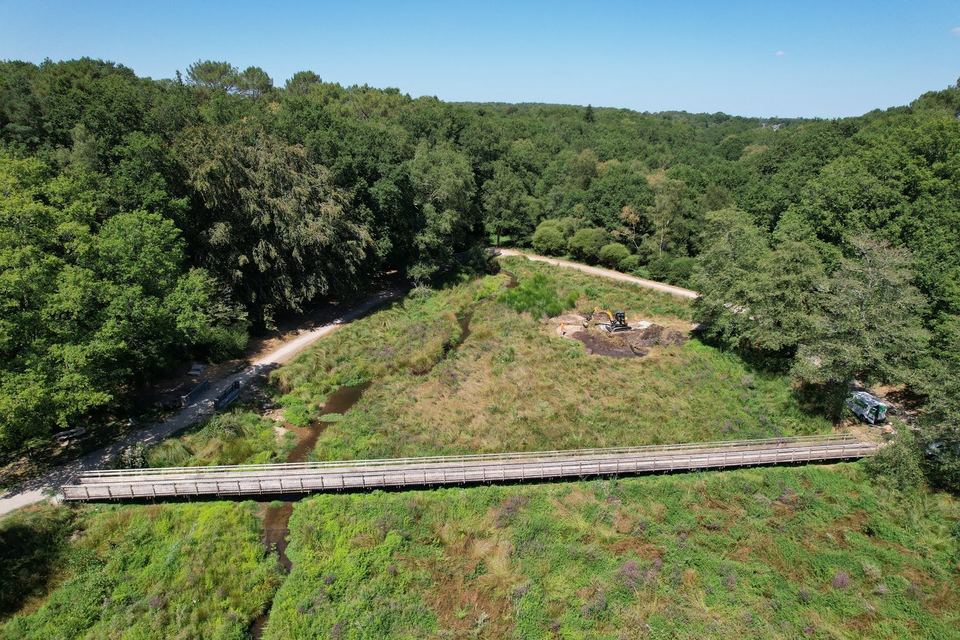 Questembert, Réalisation de passerelles : vue 10