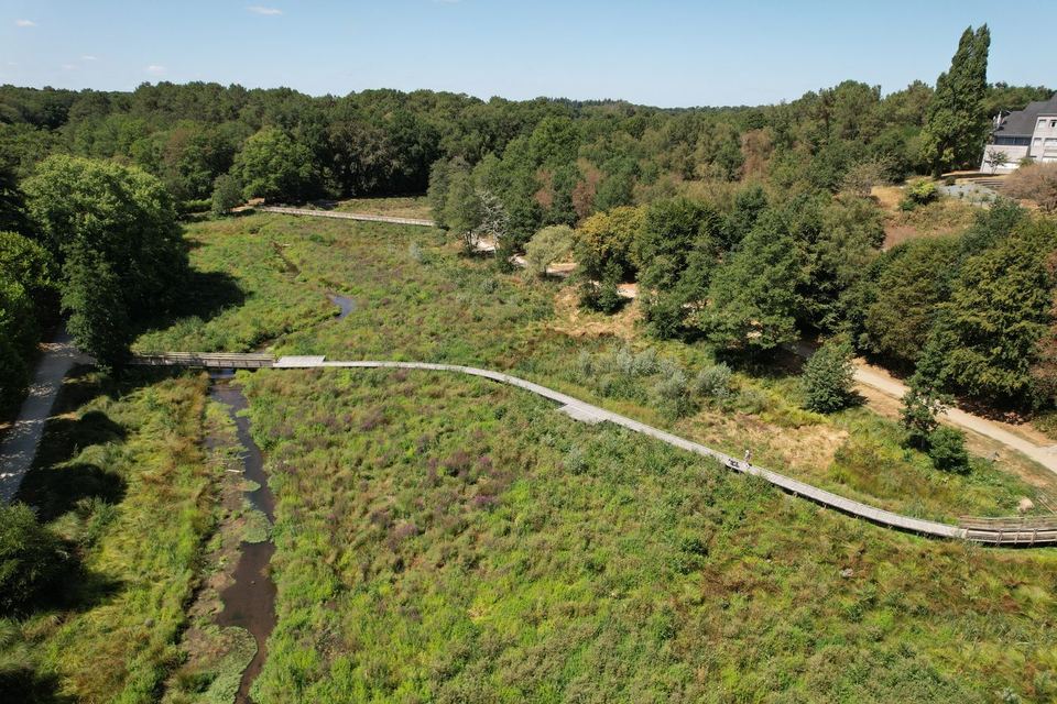 Questembert, Réalisation de passerelles : vue 11