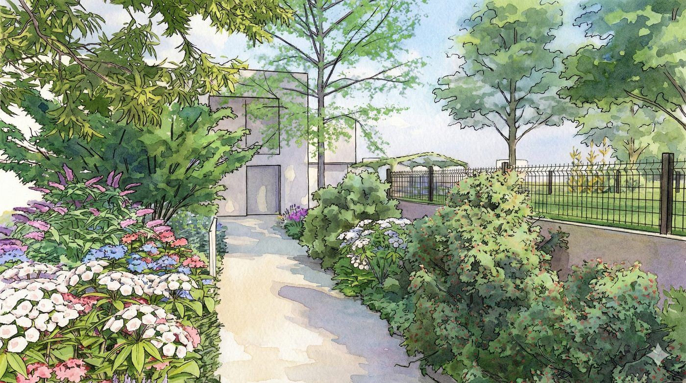 CHBA | Vannes, Jardin entre éveil et mobilités : vue 2